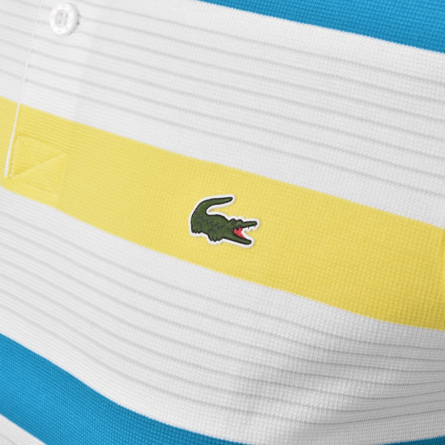 Alternative Image for ProductLacoste Sport Stripe Polo T Shirt White3